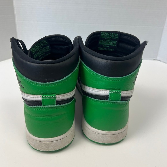 Jordan 1 Retro High OG Lucky Green Black White DZ5485-031 Mens 9.5 St. Patrick's - Picture 7 of 12